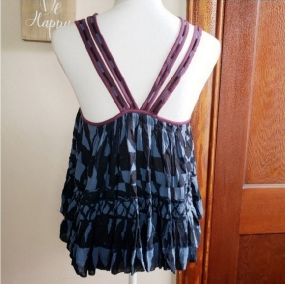NWT Free People One Boho Ryker Strappy Tank, Small - Picture 4 of 7